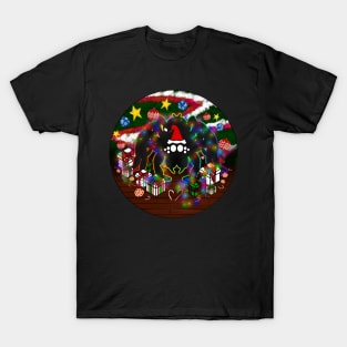 Santa Spider Full Design (Rainbow 1) T-Shirt